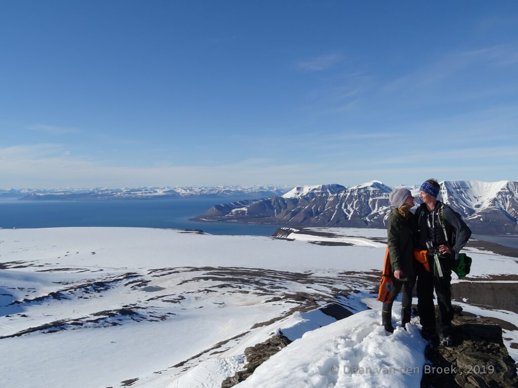 Svalbard in June - Ridge up to Nordenskiöldfjellet, Isfjorden in the background