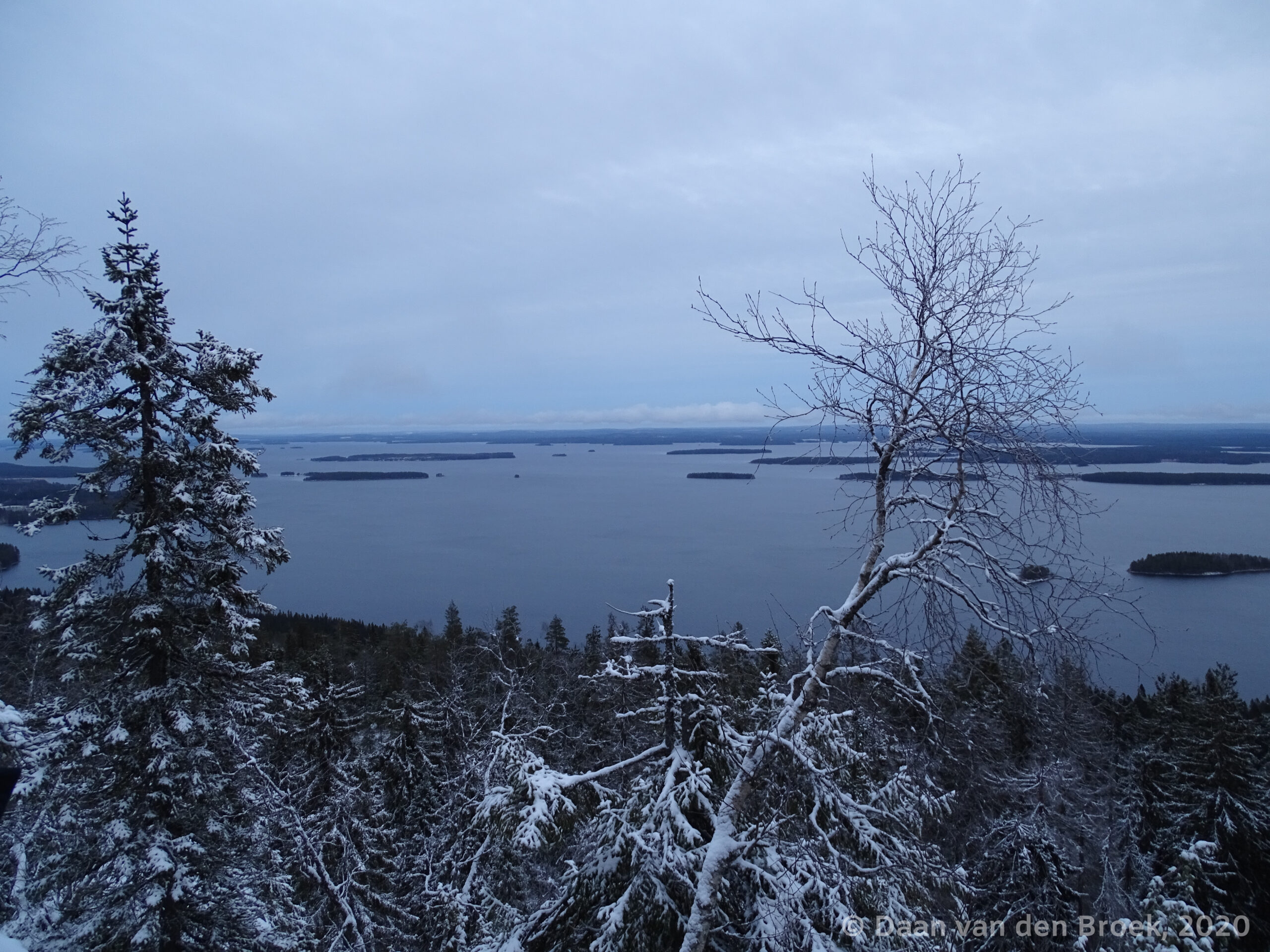 View over Lake Pielinen. Visiting Koli National Park
