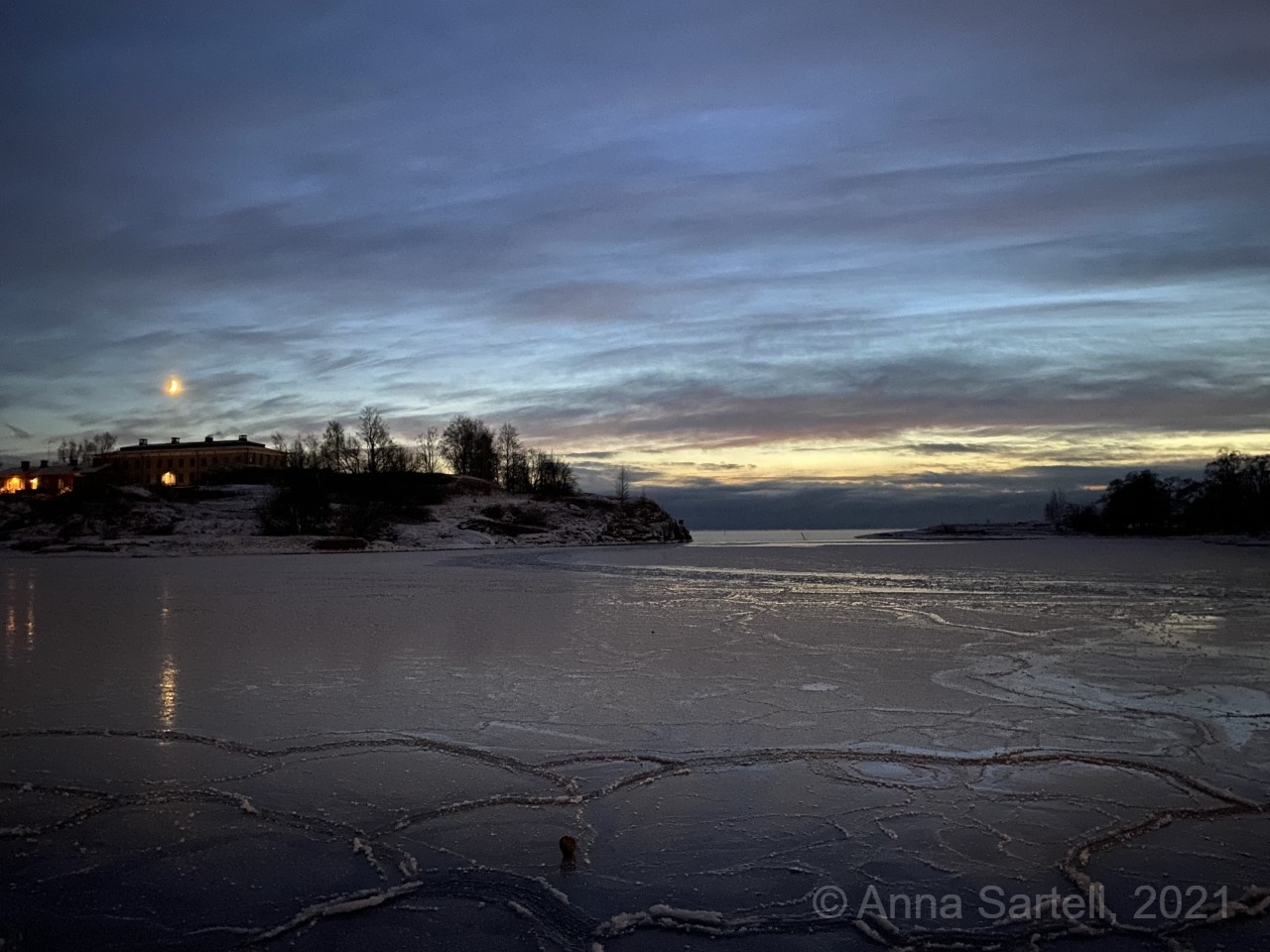 Sea Ice - Coldest first week of December Helsinki