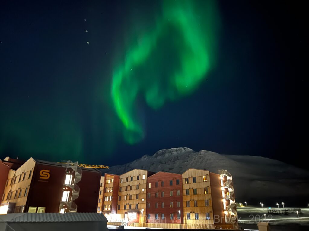Northern Lights Elvesletta Longyearbyen Svalbard